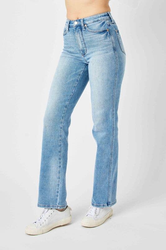 Judy Blue High Waisted Tummy Control Straight Jeans